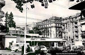Alger - Boulevard Michelet - Le Haut avec Station BP